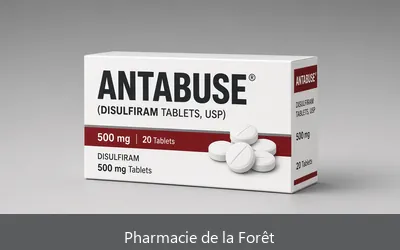 Antabuse 500 mg Disulfirame Pharmacie de la Forêt