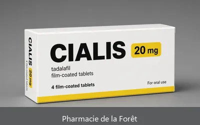 Cialis 20 mg et Tadalafil 20 mg - Pharmacie de la Forêt Tévelave