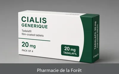 Cialis générique Tadalafil 20 mg - Pharmacie de la Forêt Tévelave