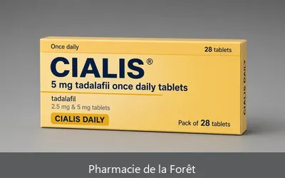 Cialis Quotidien Tadalafil 2.5 mg et 5 mg Pharmacie de la Forêt