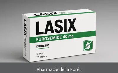 Lasix 40 mg Furosémide diurétique de l'anse - Pharmacie de la Forêt Tévelave