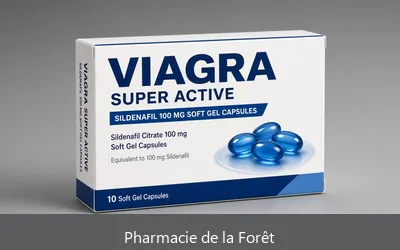 Viagra Super Active 100 mg capsules molles Sildénafil Pharmacie de la Forêt